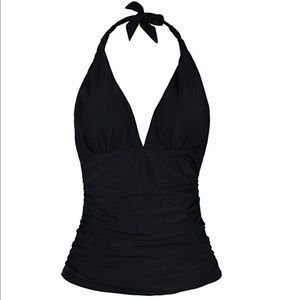 NWT Mycoco Black Halter Top Size 12